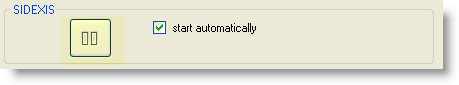 A new pause/start function allows to deacticate the SIDEXIS XG notification in case of any occuring VistaCam event